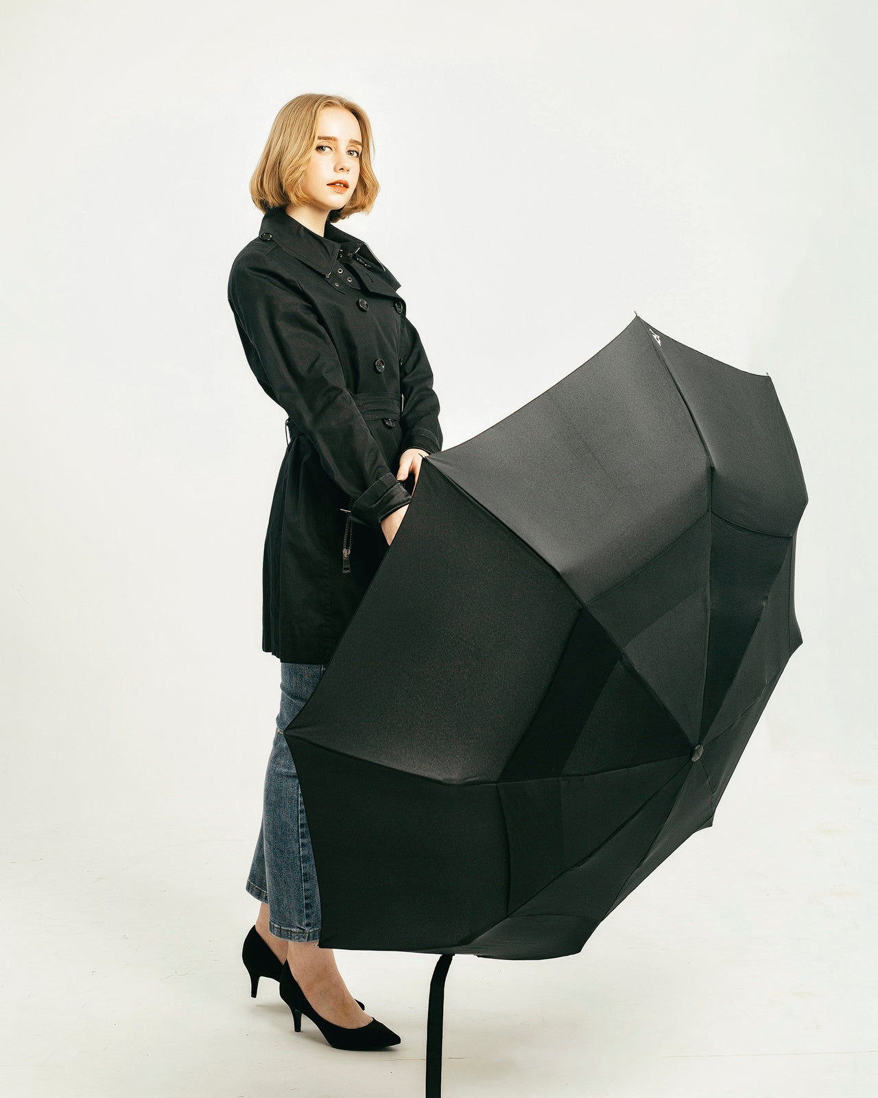 A.Brolly Portobello Big Auto open & Close Folding Umbrella
