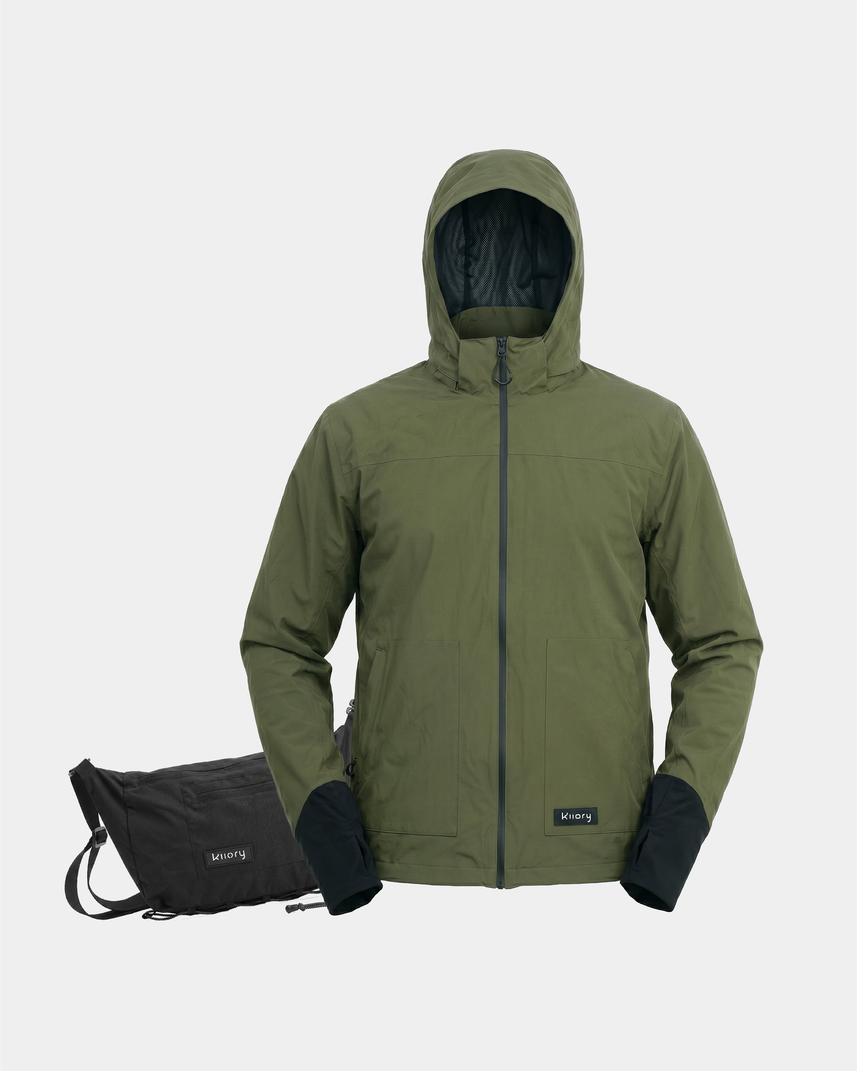 PAKGO JACKET - Lightweight Jacket to Real Sling Bag