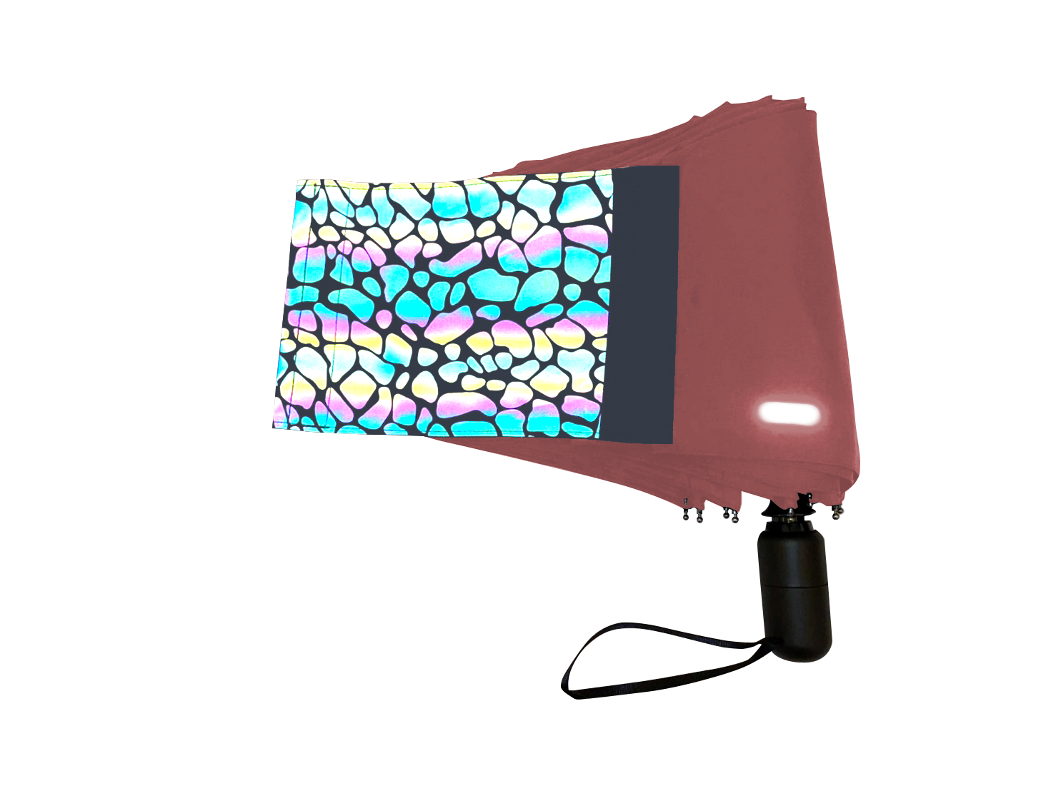 A.brolly TubeFlash-Road safe & easy fold umbrella